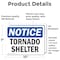 Signmission Tornado Shelter, 10 in W x Rectangle, Vinyl Decal OS-2PACK-NS-D-710-L-16740 - alternate 4